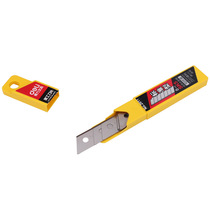 Deli 2011 art blade large paper cutter Wallpaper knife Office blade 10 pieces of 18mm high carbon steel