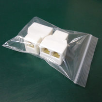 RJ11 telephone line three-way head one-point two-way telephone connector 4-core one-turn two-point two-way device