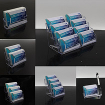 Desktop acrylic business card box transparent business card holder business card holder creative card box plastic storage box large capacity