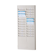 24-bit time attendance card holder Plastic hanging time attendance rack Worker card rack Punch card machine special rack card holder