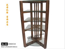 Chengyu solid wood audio rack glass single five-layer BL-5D speaker cabinet power amplifier equipment rack freight to pay