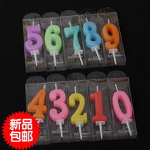 Big promotion birthday surprise digital candle 0~9 export Korea high-end birthday cake candle decoration wholesale