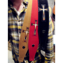 Vorson Guitar Strap Bass Strap Widened Thickened Cross Personality F-P209