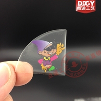 Transparent PVC PET crystal drop label drop plastic drop label drop plastic sticker any size