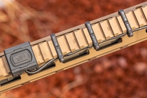 ARSON leather rail groove organizer line fixed storage flashlight line mouse tail switch line