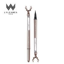 (Xiaoyue carefully selected)A deer has you charm black eyeliner pen Waterproof long-lasting non-smudging Novice can be used