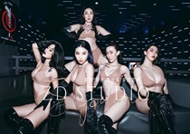 Bar gogo party shows stage clothes sexy singer show DJ female Korean female group tempted bikini