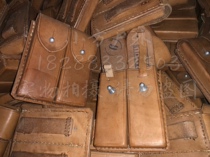 1960s inventory double niu pi he header level Kraft size high 10cm long 8 5cm thick 3c leather