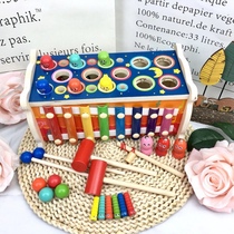 Hamster toys dual-purpose Drumer strike fun brain-Learning Early Education Development Intelligence baby educational toys Wood