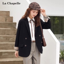 La Chapelle 2021 new design sense rear tail split profile small blazer suit suit women 1T0C7026