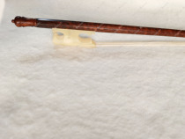 Professional performance level snake wood Baroque violin bow pure white horn tail Library
