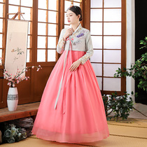 New Korean performance costumes large-size stage skirt Hanbok womens group dance improvement Dang todays Daily tradition