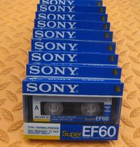 Special price New Nissan Original Sony SUPER EF 60-minute blank tape repeater for recorder
