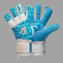 Super League goalkeeper gloves finger guard goalkeeper DA HUO top with blue sticky palm pattern fire cover fire football