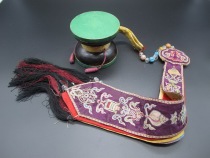 Qing Dynasty Mid-Qing Dynasty Tibetan Buddhism Sandalwood Tambourine Buddhist Tools Dharma drums Antique Religious collectibles Authentic