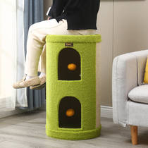 Net Red Tree Dongle Cat Cowl Cat Climbing Cat Cowl Cat Villa All Season Universal Warm Multilayer Cat Litter and Cat Scratching Board