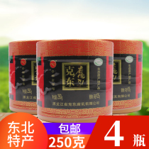Kedong bean curd 250g * 4 bottles of authentic Northeast Heilongjiang specialty Erkshan Red Square