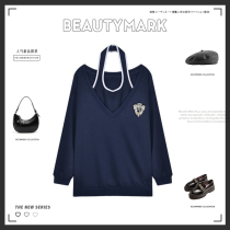 Early Spring Clothing 2022 New Port Taste Light Cooked Breeze Two Suits Autumn Milk Series Big Code Womens Fat Mm Salt Tie Wear Hitch