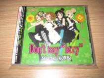 Light tone girl ED Dont say lazy first-run limited single CD