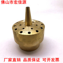 All copper style nozzle double orchid layer flower nozzle water landscape fountain lawn gardening nozzle