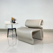 Nordic designer furniture GRP abstract Alien line S shaped chair modern minimalist living-room sloth sofa chair