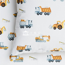 Xiao Yu Ji Australia adairs baby childrens bedding sheets bed hats pillowcase engineering truck digger car