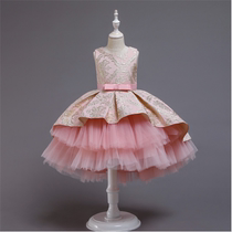 Little girl princess dress dress 2020 new summer girl childrens dress dress dress puffy gauze dress