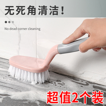 Bristle long handle brush cleaning floor brush bathroom brush floor window cleaning brush bathroom crevice brush tile artifact