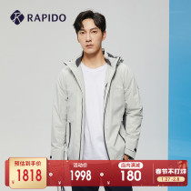 RAPIDO Thunderbolt 2022 Spring Cotton Clothes Men's Sports Leisure Short Sports cotton-padded jacket Shopping Mall Same