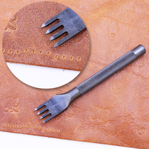 DIY leather tools Japanese leather goods handmade hand sewing thread threading Rhombus cutting Rhombus punching tools Cowhide rhombus cutting