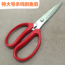 Wang Wuquan extra large strong stainless steel chicken scissors strong cut duck fish special kitchen scissors
