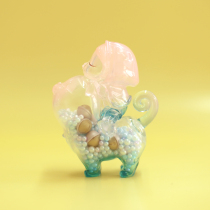 Kemi life white night fairy tale Lingdan Meow medicine transparent cat general series Tide play blind box hand cute girl heart