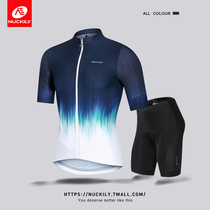 nuckily summer riding suit short sleeve male shorts suit mountain bike clothes road bike gear speed dry