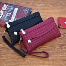 2020 new womens wallet Korean handbag tide burst simple mobile phone bag temperament check pocket small bag