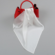 Silk square towel 100 sansilk silk with white can dye a blue dye of the scarf to contaminate the scarf
