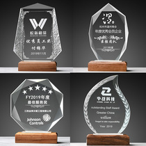 Customized awards anniversary souvenirs retirement commemorative card nurses day prizes anti-epidemic high-end ornaments retirement gifts