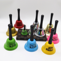 Wooden handle pure copper bell baby hand bell school class activities restaurant stage evil spirits