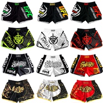 Muay Thai shorts Fighting pants UFC pants boxing pants sports Sanda training uniform mens clothing customization