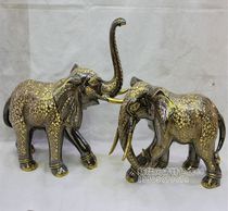 Lucky elephant Pakistani bronze to ward off evil spirits Town house auspicious elephant