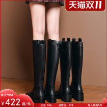 ann Knight boots explosive boots do not over the knee boots children autumn and winter 2021 New High horse boots thick leg boots