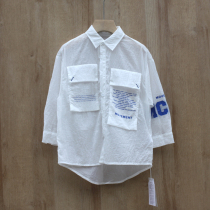 Lma Series 110-150 Spring Dress Brand Children Clothing Discount Child Thin Pure Cotton Casual Sunscreen Jacket 22162 White