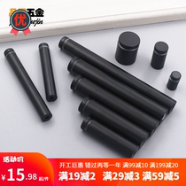 304 stainless steel lengthened plus coarse matt black Advertising nail acrylic support table glass fixed decorative screw
