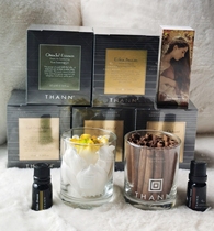 THANN Ting Run Thai Aromatherapy Essential Oil Cinnamon Lemongrass Jasmine Rose Earl Grey Lavender Candle
