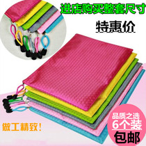 Canvas office document bag A3A4A5 zipper bag Ticket bag Pen bag Certificate art information paper bag 6 packs