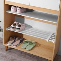 Shoe cabinet layered plate partition storage rack artifact shoe rack retractable additional layer wardrobe partition partition shoe store