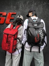Hong Kong backpack mens backpack sports training football basketball large-capacity middle school students high school students schoolbag women