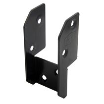 Electrophoresis black L type angular code angle iron 90 degrees square wood bridging frame connecting piece supporting sheet 2 0x34x88x38 holes 5 2