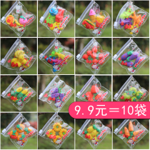 Bagged fruit dinosaur eraser creative stationery children Primary School students gifts cute cartoon prizes learning supplies