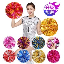Cheerleaders flower balls cheerleaders flower cheerleaders cheerleaders flower hand flower hand flower dance performance