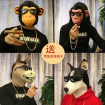 Bull Magic King Mask Bull Head Mantou Animal Headgear Funny to blame the bar for the Spring Festival online red sand sculpting performance props